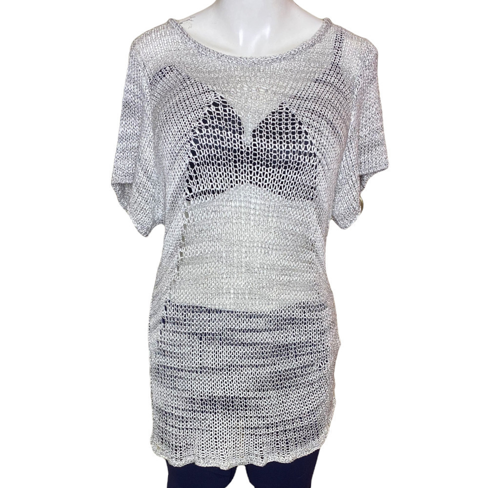 Helmut Lang Open Knit Tunic Sweater /Dress/ Cover-up Size M